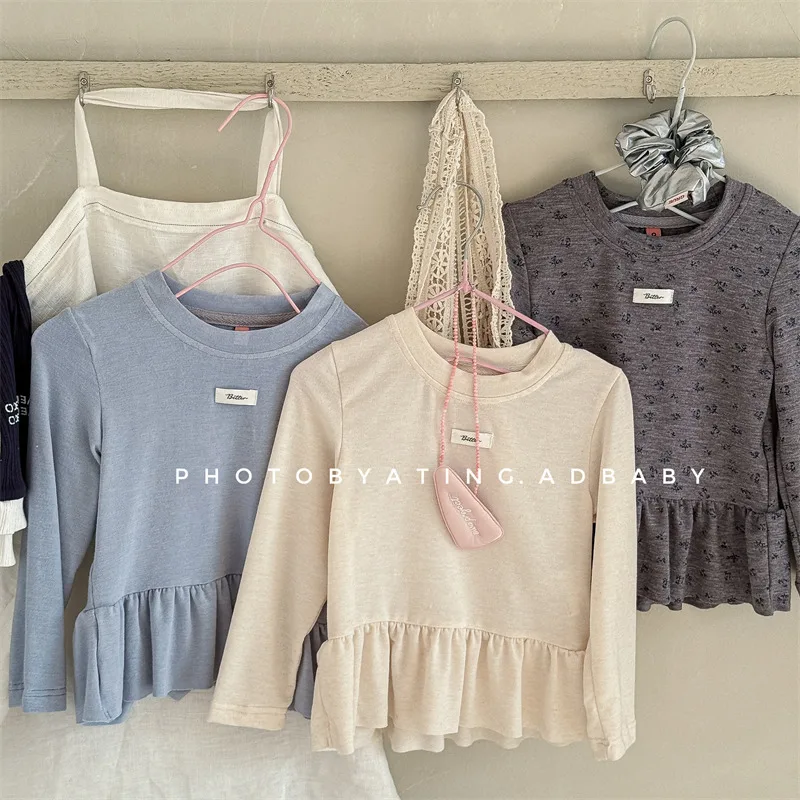 

Children's Clothing Autumn Children's Spring Long-sleeved T-shirt Girls Autumn Top Bottoming Shirt