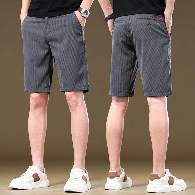 

Men's Gym Sport Stripe orts Ice Silk Qui Dry Thin Five-Quarter Running Training Pants Faionable Urban Sle Casual Pants