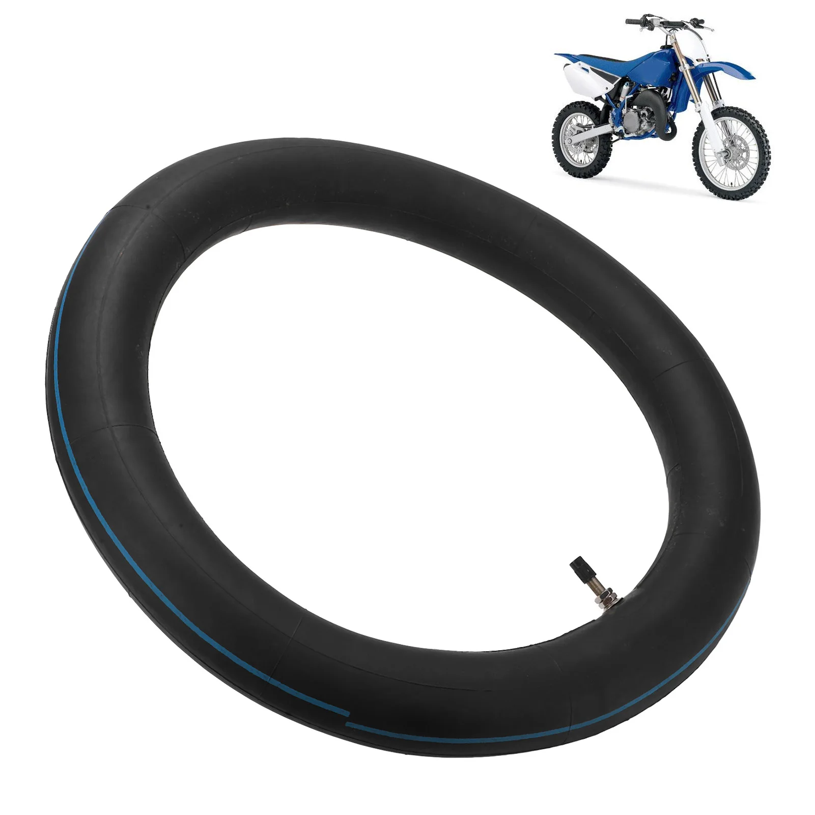 90/100‑14 Inner Tube Inner Tube Replacement Shockproof Pneumatic Flexible Heavy Duty for 110cc 125cc 140cc 150cc for Motorbike