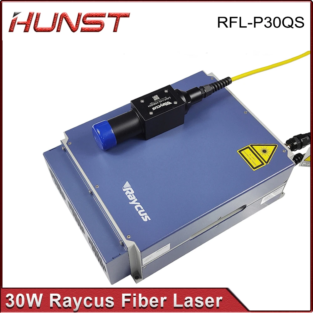 Hunst Raycus 30W Q-switched Pulse Fiber Laser Source  1064nm High Quality Module for Metal Marking and Engraving Machine