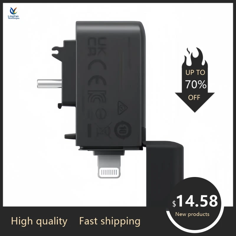 

Top Insta360 X4 Flash Transfer Companion, Storage Expansion, Fast Plug-and-Play for iOS & Android Devices