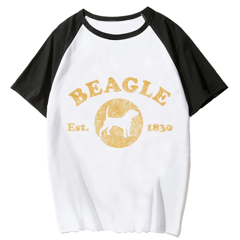 Beagle tshirt t-shirt damski japoński Korea vintage 2022 estetyczny t shirt koszulki z nadrukami damskie