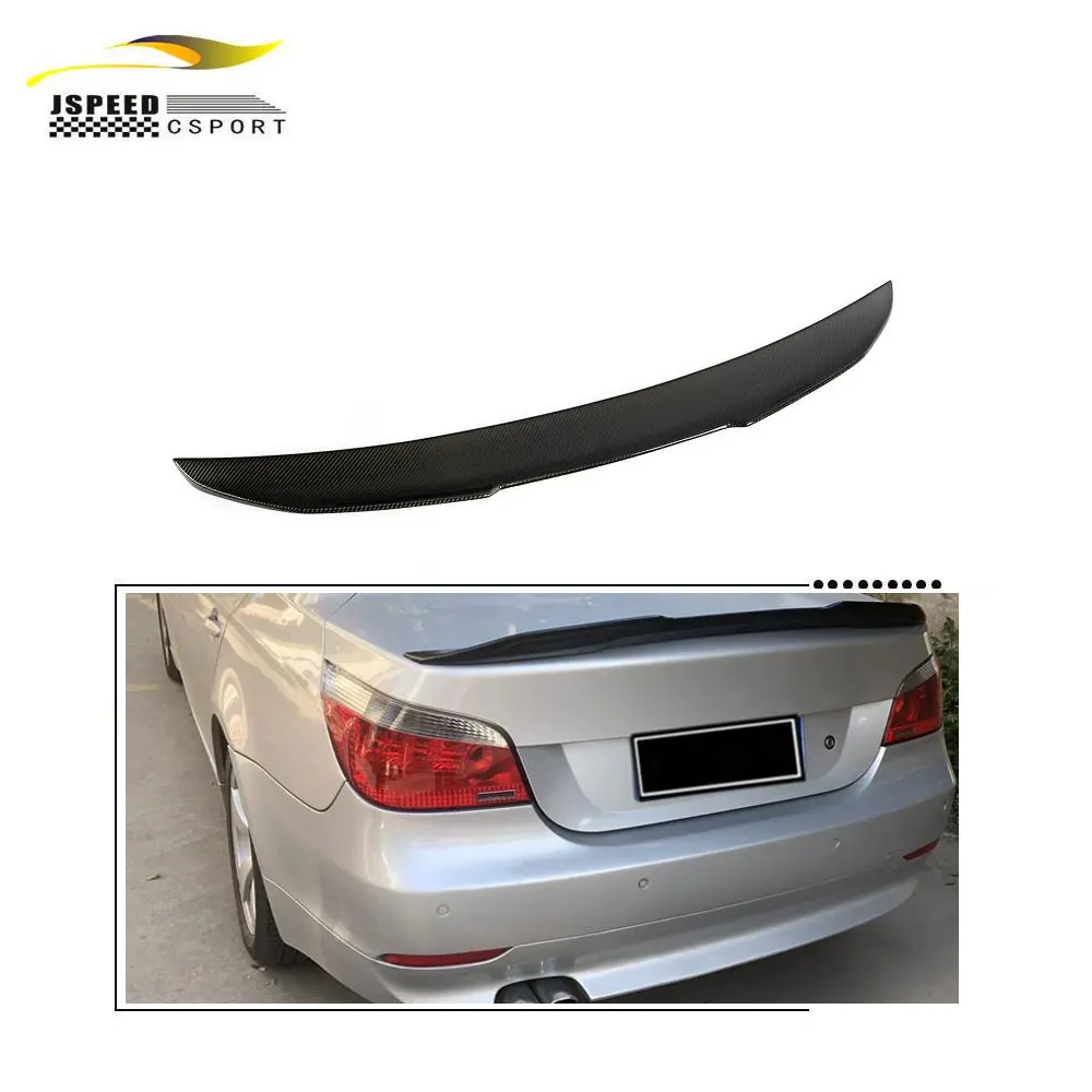 Carbon Fiber Rear Trunk Spoiler Wing 5 Series E60 2004-2009