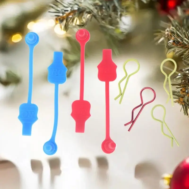 قم بحسن تجربة سيارت RC الخاصة بك مع 4 قطعة من مشابك الجسم المصنوعة من السيليكون لأجزاء ترقية 1/10 1/8 Arrma Granite Kraton 6s #2