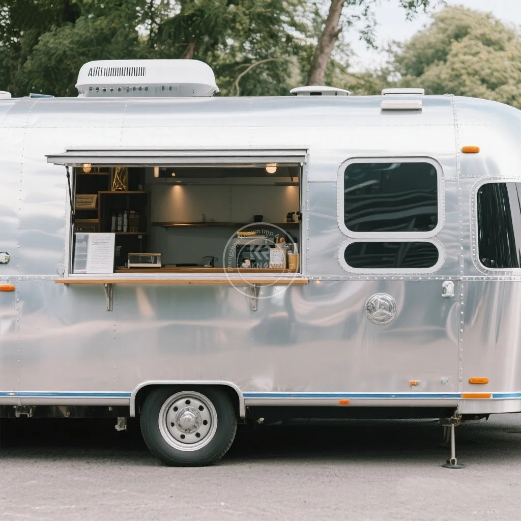 

Concession Catering Trailer Mobile Kitchen Coffee Kiosk Street Pizza Ice Cream Cart Custom Food Trailer With Full Kitchen