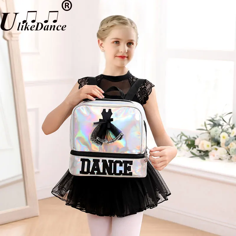 UlikeDance Ballet Girl Ballet Bag for Girl Dance Bag Bailarina Bags Girls Dance Wear for Ballet Core Kid School Backpack Leotard