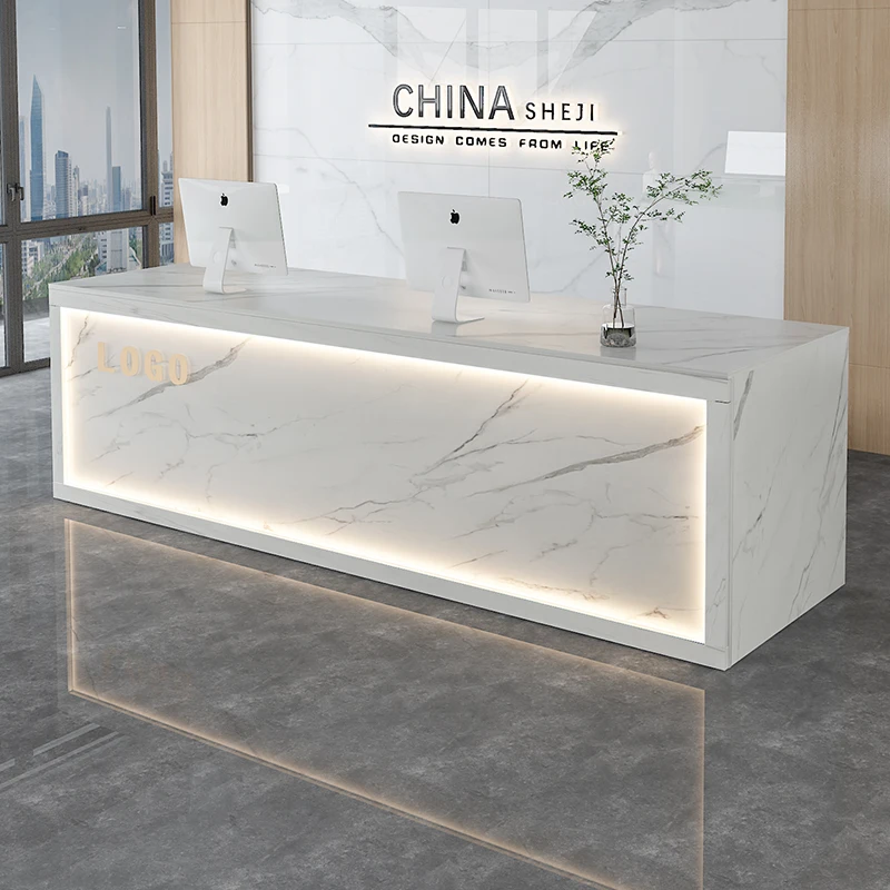 

Beauty Simple Reception Desk Trendy Cozy Elegant Style Reception Desks Luxury Design Escritorios De Computadora Office Furniture