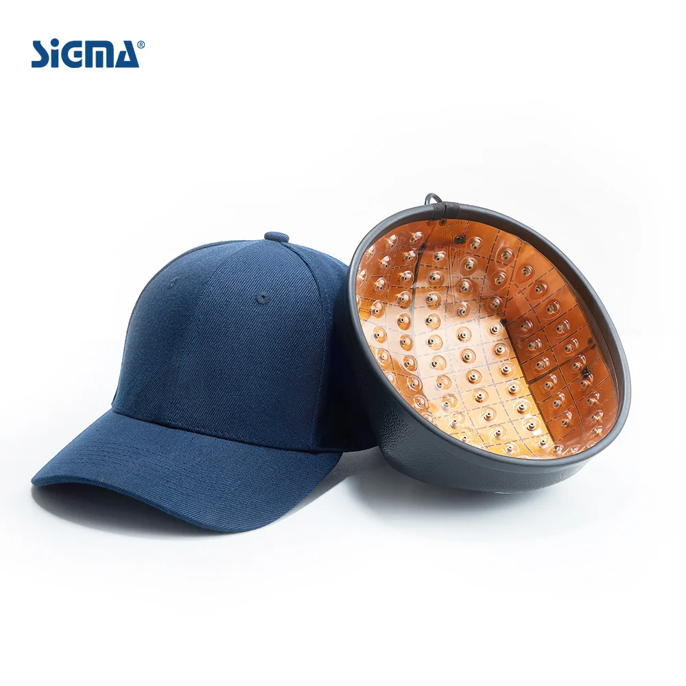 SIGMA SF650 LLLT Hair Growth Laser Cap Portable Low Level Laser Therapy Device for Hair Loss Baldness Scalp Care