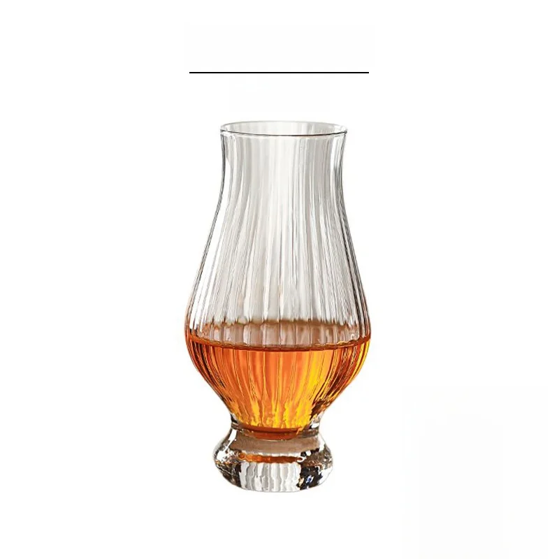 

Crystal Lead-Free Whiskey Glass Italian Style High Aesthetic Value Spirits Cup for Dining And Serving per Order