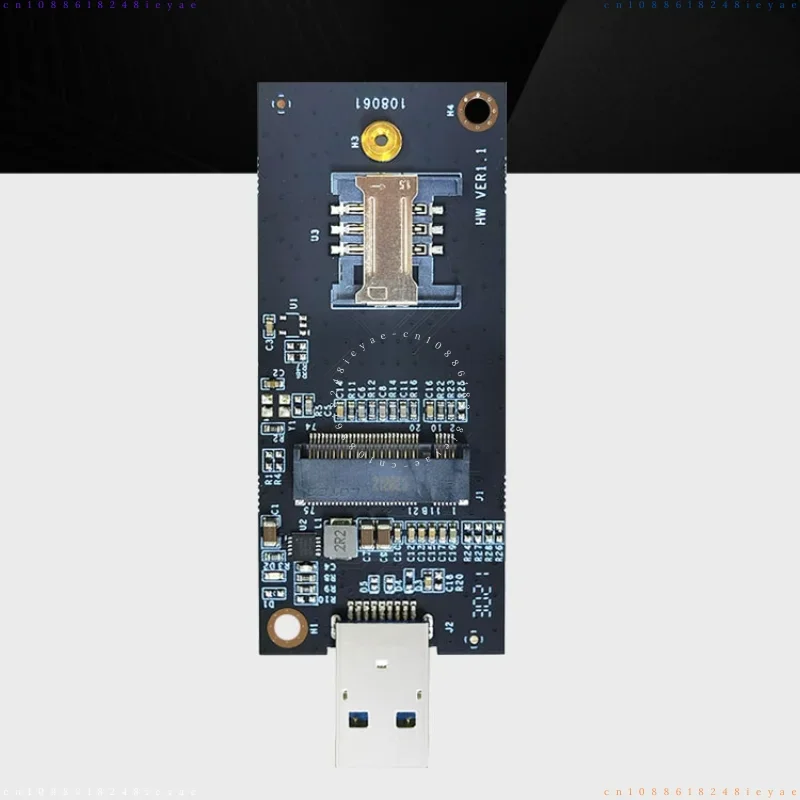 

NGFF M2 3G/4G/5G WWAN Module To USB 3.0 Test Adapter Board/headband SIM Slot, Move Away