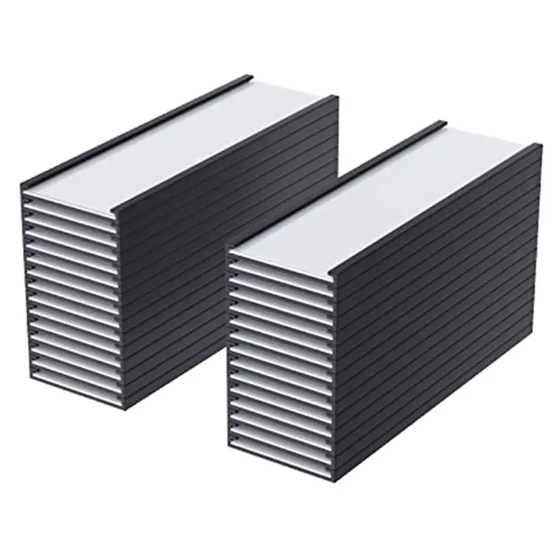 【2026 TOP Global】30 Pack C Channel Magnetic Label Holders 1 x 3 in with Magnets Magnetic Name Tags Tool Box Labels for Metal Whi