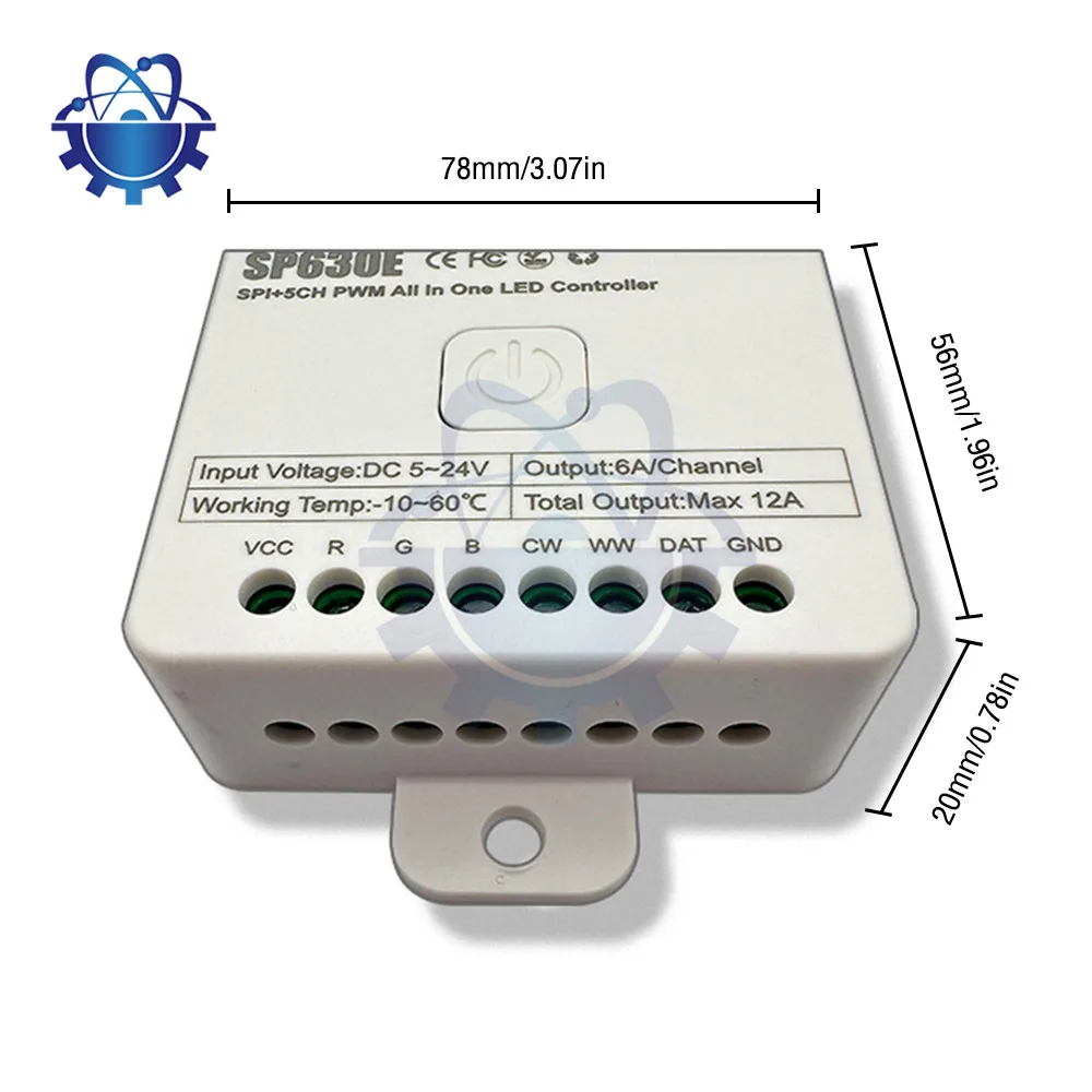 SP630E Bluetooth LED ControllerRGB Dream Color LED Pixels Strip Light DC5~24V APP Remote Controller For Music Player Modes