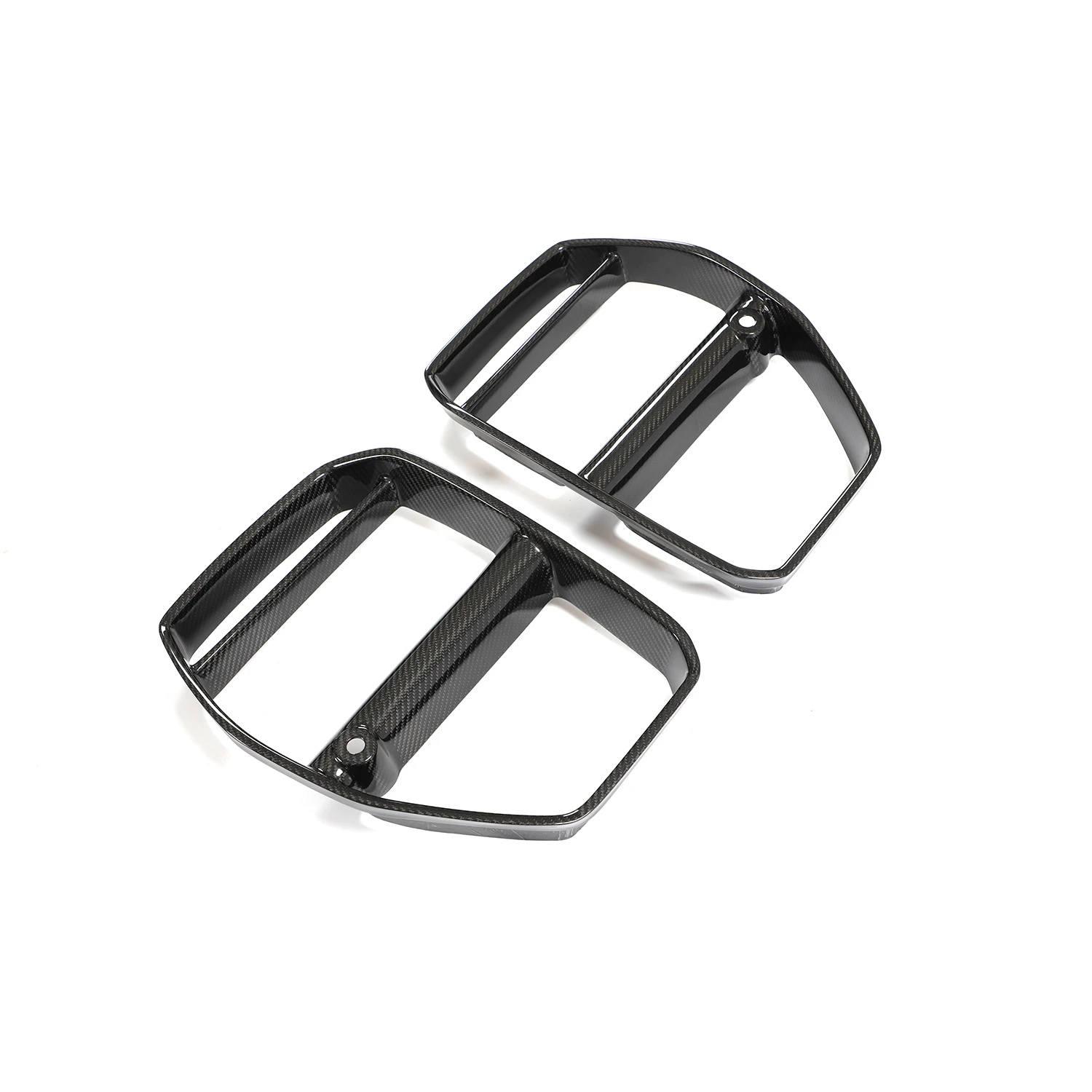 Rejilla delantera preenrollada de fibra de carbono seca G80 G82 G83 para BMW Serie 4 M3 M4 2021-2022