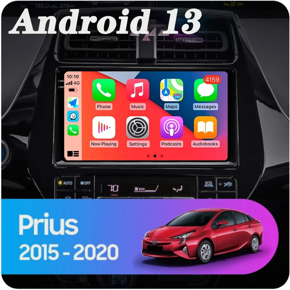 

Android 13 Carplay Auto For Toyota Prius XW50 2015 2016 2017 2018 2019 2020 Car Radio Multimedia Video Player Navigation GPS 4G