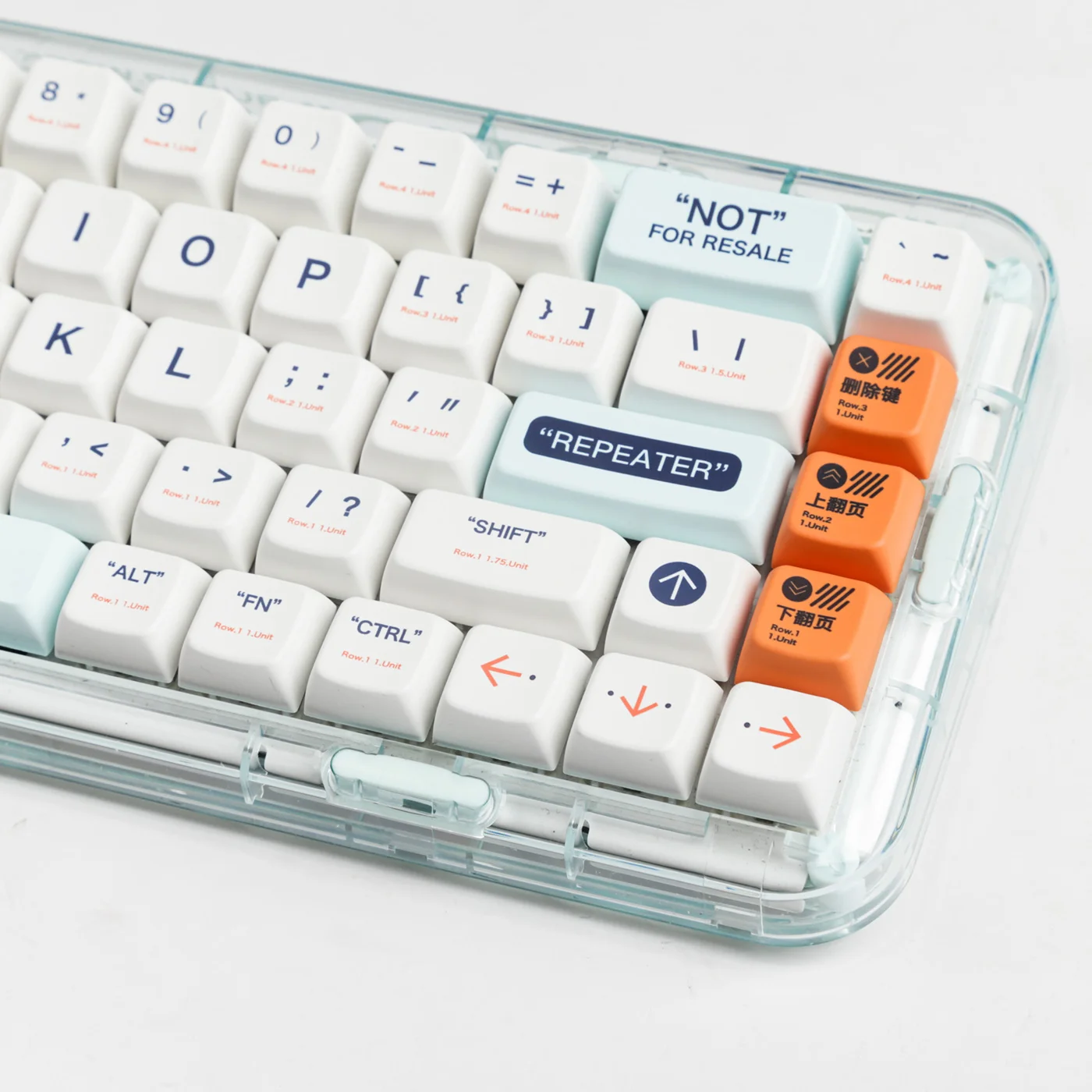 MDA high plastic keycap retro PBT thermal sublimation Ningzhi HI75 98 99 HI8 F87 F99