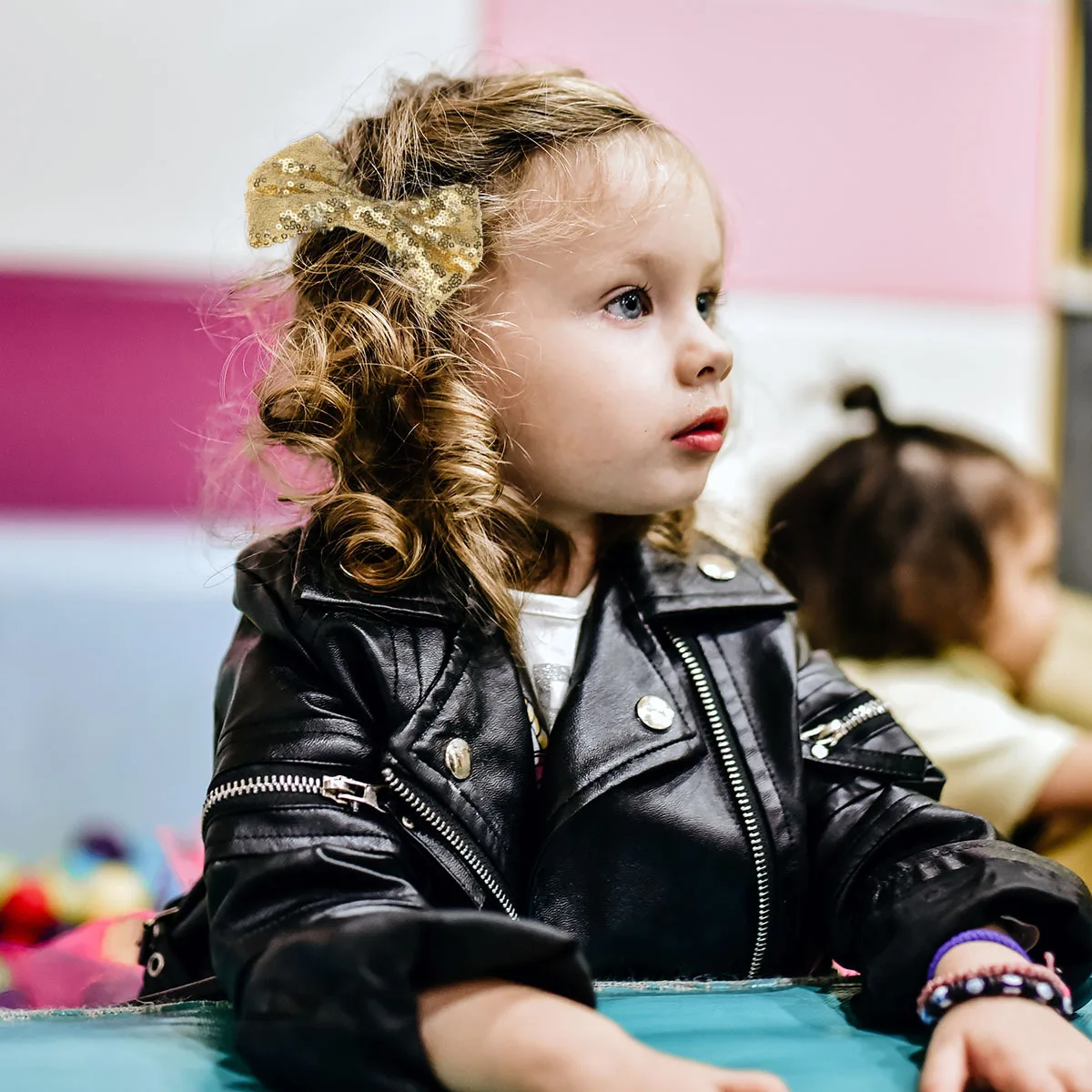 

3Pcs Kids Bowknot Hair Clips Durable Hairpins Non-Fading Hair Accessories for Girls Stage Performance Party Daily Wear