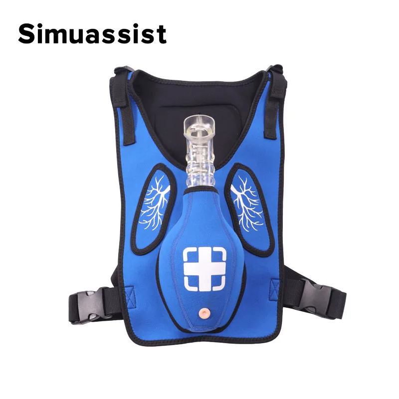 First Aid Training Heimlich Training Vest with Tracheal Blockage Vest Wearable Adult Infarction Teaching Model