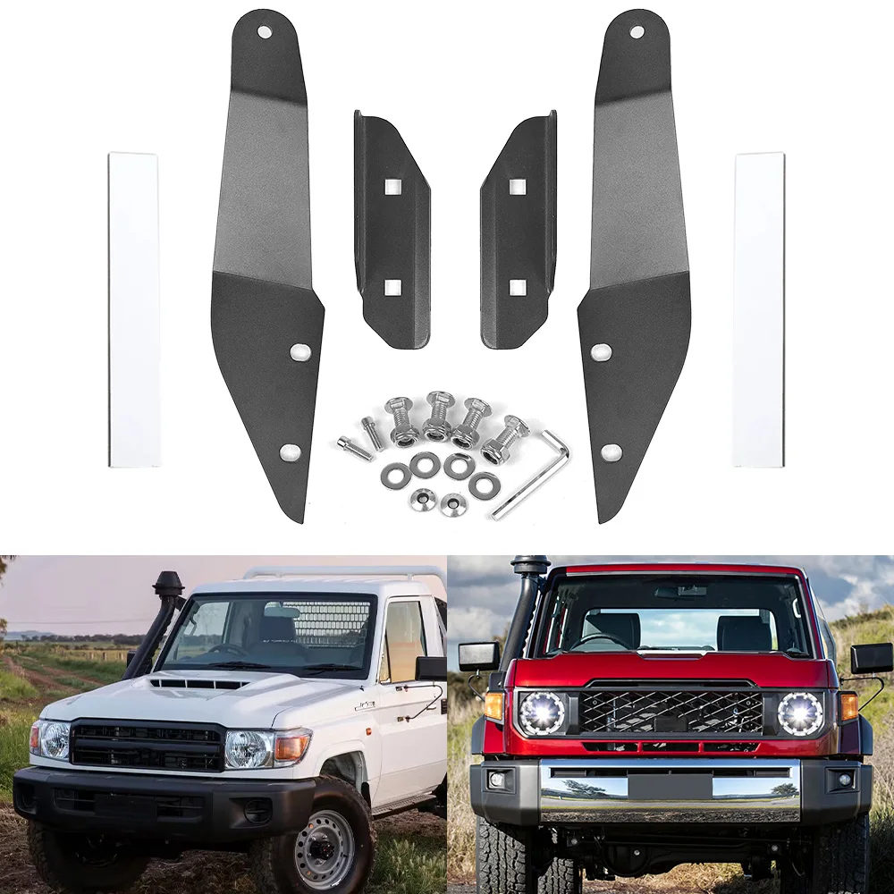 

50 Inch LED Light Bar Windscreen Mount Curved Led Windshield Holder For Nissan Patrol Y61 Y60 for Toyota Land Cruiser 70 80