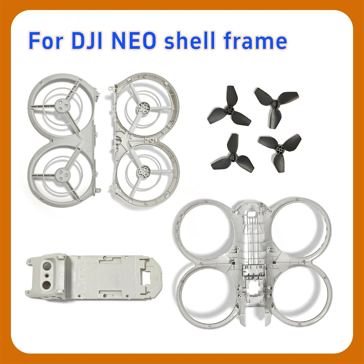 

Original DJI Neo drone has a new original shell, top and bottom shell replacement, button cover, and middle frame repair parts