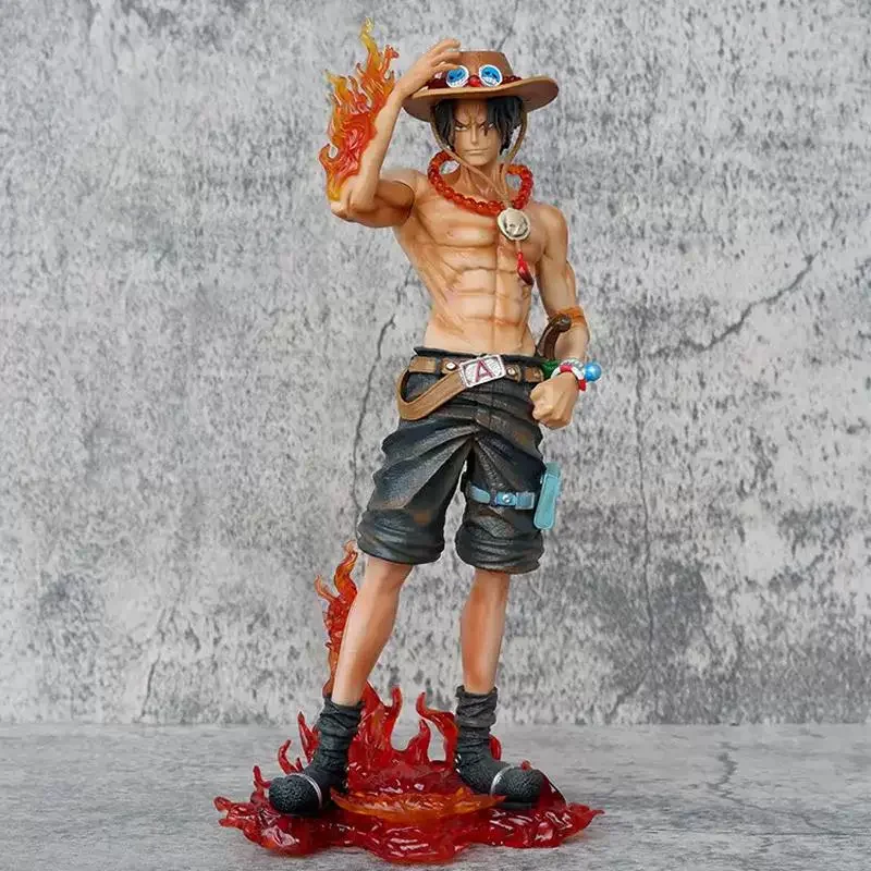 

23 см аниме Ace фигурка цельная фигурка ПВХ Коллекционная статуя модель игрушки подарки