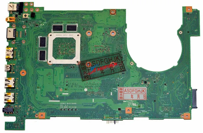 Original FOR Asus Q550LF Laptop Motherboard WITH  i7-4500U CPU 60NB0230-MBB110 fully tested