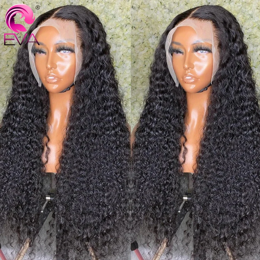 Real HD Lace Frontal Wig 13x6 13x4 Human Hair Wigs HD Lace Wig Melt Skins Curly Wigs For Women Glueless Wig Pre Plucked Hairline image 2