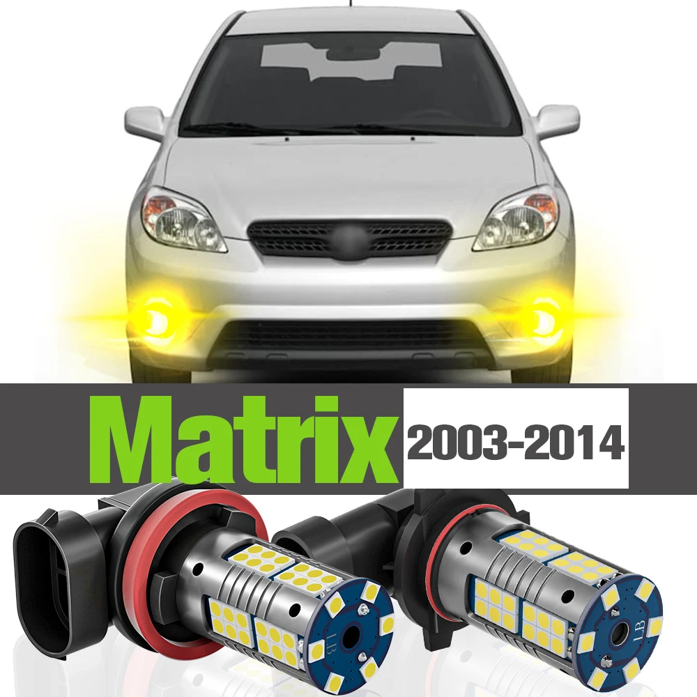 

2x LED Fog Light Accessories Lamp For Toyota Matrix 2009-2014 2010 2011 2012 2013