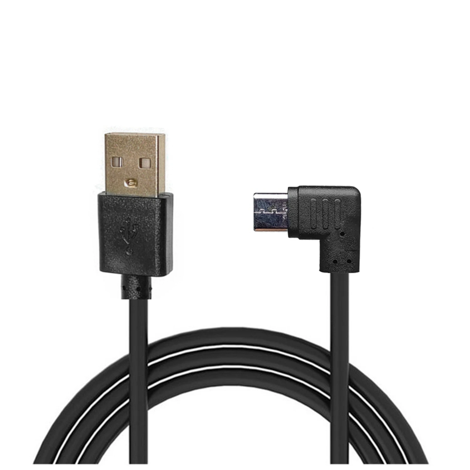 

25CM 50CM 100CM C-type steering USB2.0 double data cable, 90 degree angle car phone charging cable, left and right