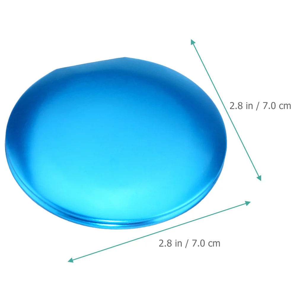 6 Stück kompakter tragbarer faltbarer Mini-runder kleiner Make-up-Spiegel, Taschen-Reise-Außenspiegel, leicht, praktisch