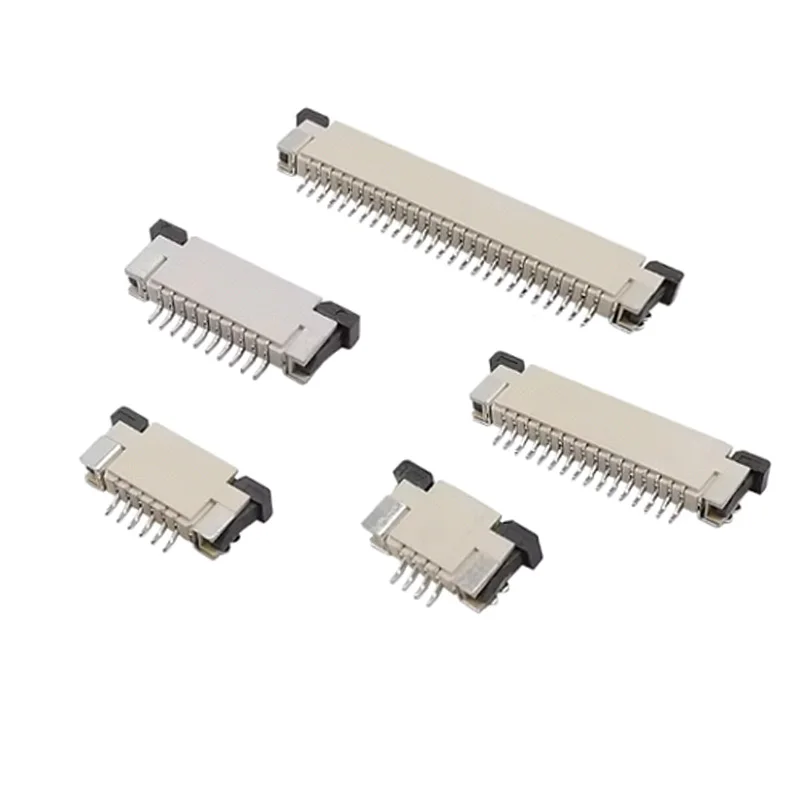 10PCS FFC/FPC Flexible Flat Cable Socket 1.0MM Drawer-type Upper Connection 4/5/6/8/10/12/14/15/16/18/20/22/24P