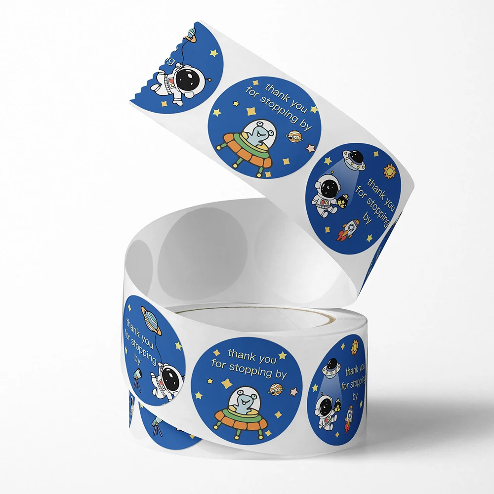 500pcs Thank You Sticker1inch Sealing Label Scrapbooking for Small Business Handmade Gift Decoration "thank You for Stopping By"