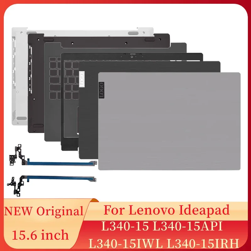 nova tela de laptop para lenovo ideapad l34015 l340 15api l340 15iwl irh lcd capa traseira moldura frontal dobradicas apoio para as maos capa inferior 01