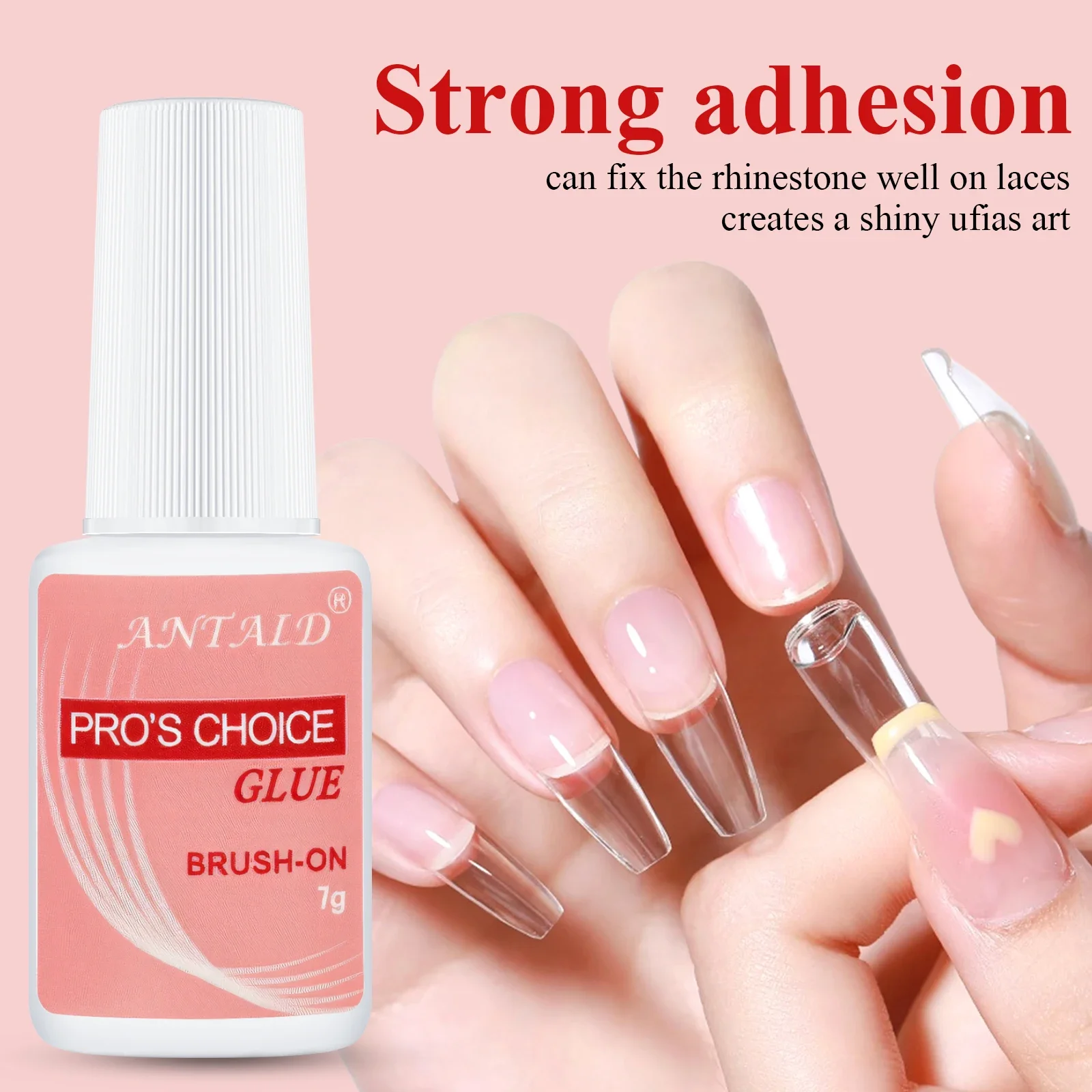 7g Nail Rhinestone Adhesive Glue For Stick The 3D Decorations DIY Super Strong Nail Art Crystal Gems Jewelry Edge-Sealing Gel
