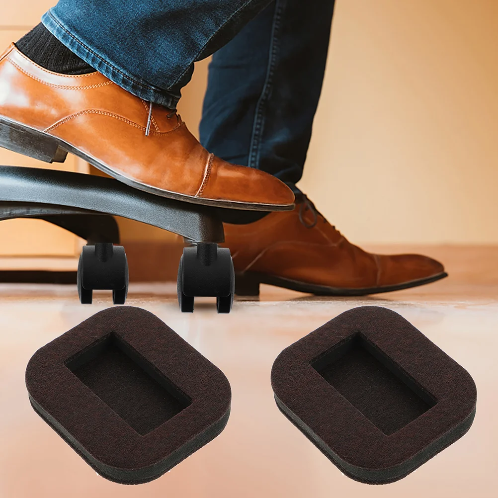 10 Pcs Wheel Fixing Pad Furniture Pads Felt Protector Chair Caster Cup Casters for Coasters Stoppers