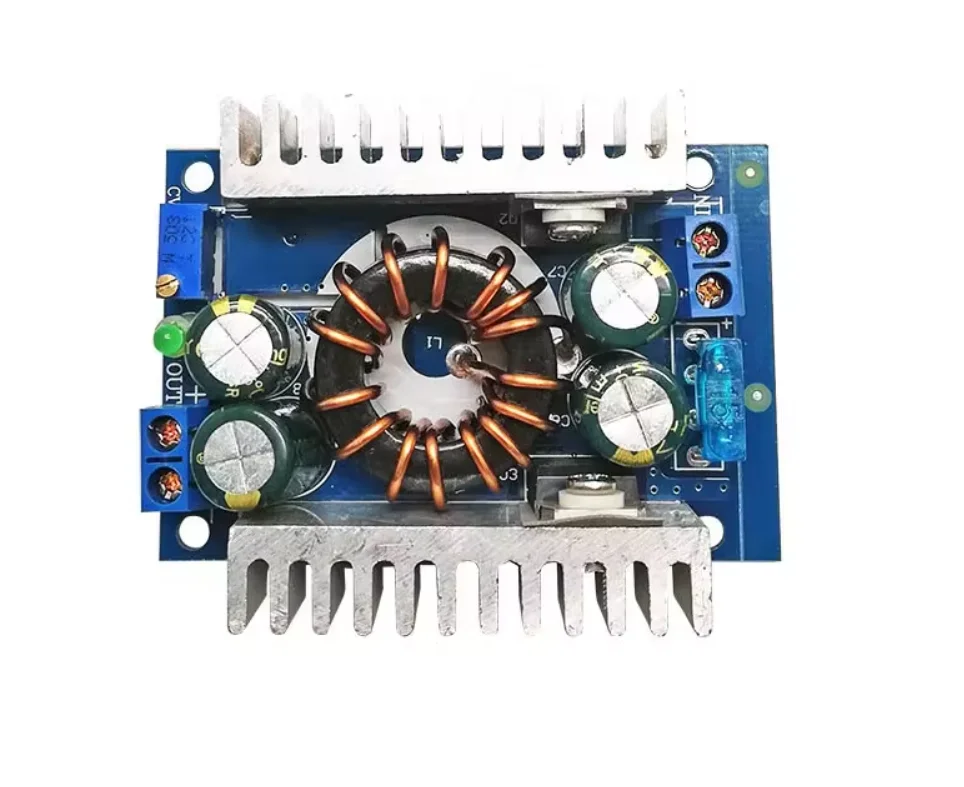 Módulo de energia ajustável para energia eólica solar, montado no veículo, carregamento regulado, Buck-Boost automático, Step-Down, DC-DC8A, 2PCs