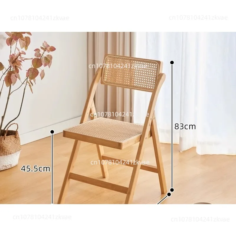 

Штабелируемые обеденные стулья, деревянный складной стул для столовой, тканое сиденье, кухонная мебель для балкона, стул для патио Sillas Para Comedor