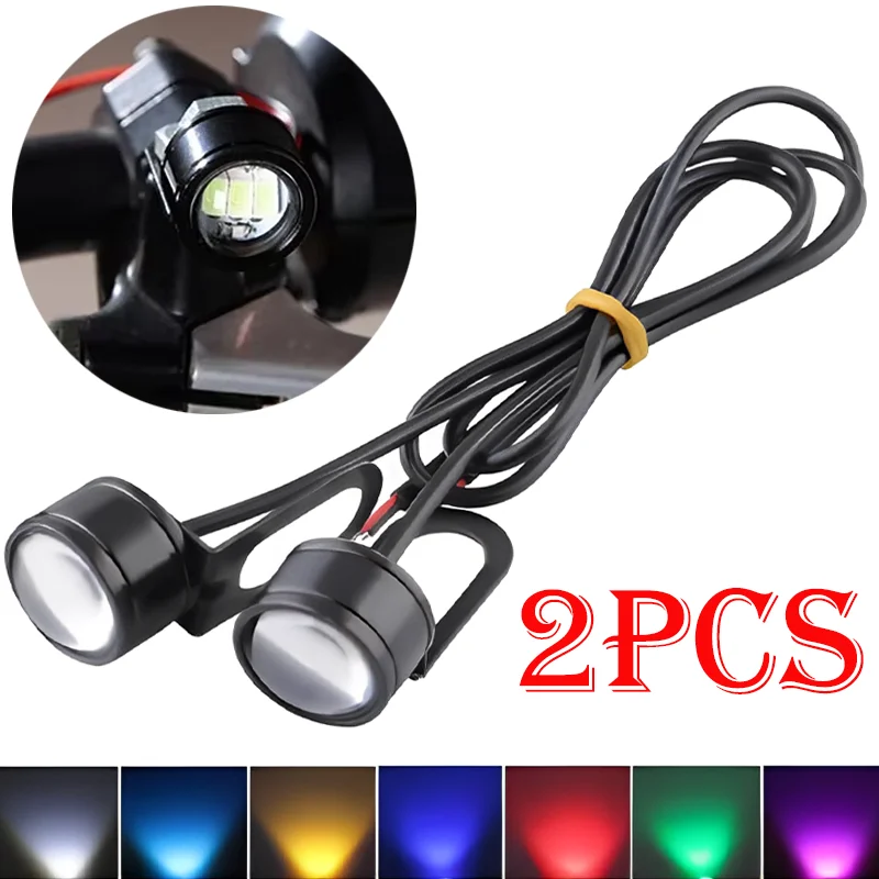 

2pcs Car LED Signal Bulb COB DRL Daytime Running Light Fog Lamp 12V Super Bright Headlight Styling Lamp Motorcycle Equipments