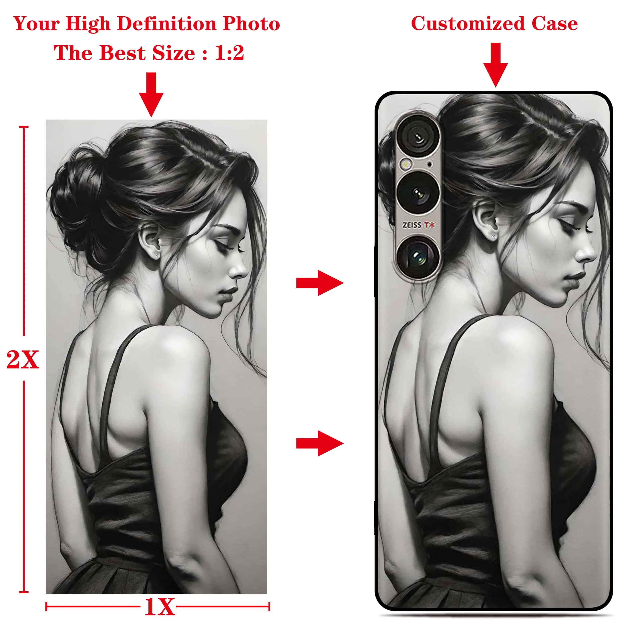 Funda Personalizada con Imagen para Teléfono Sony Xperia 1 VIII 10 VII 5 VI V IV III II XZ5 XZ3 XZ2 XA1 XA2 Ultra L3 Z5 3 4 6 7 8