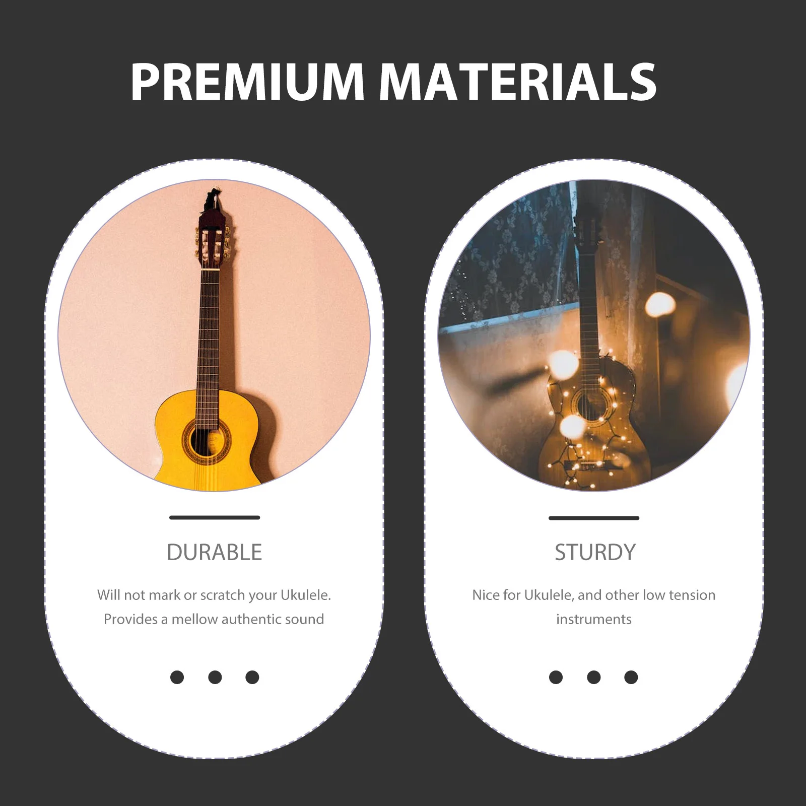 

10Pcs Premium Felt Picks Ukulele Plectrums High Grade Felt Material Enhanced Strumming Sound Non Marking Smooth Grip