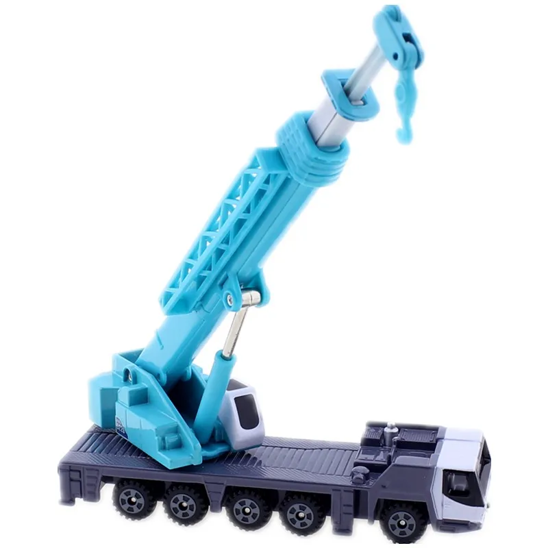 TAKARA TOMY No. 133 Kobelco crane engineering alloy model, children's collection of decorative toys, holiday gifts for children.