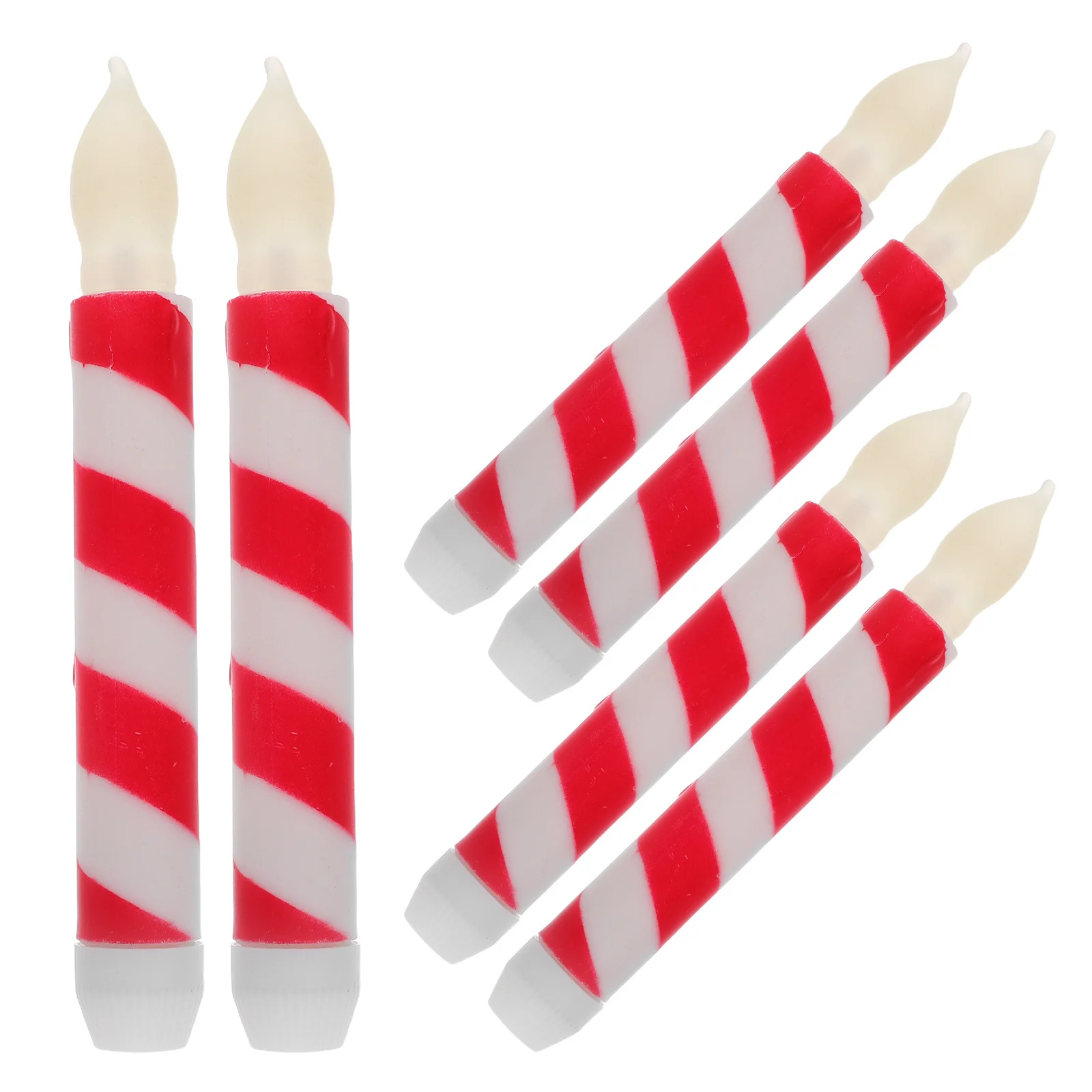 

6pcs Led Operated Flameless Operated Candles With Flickering Flame Flickering Decorative Candles For Home Party