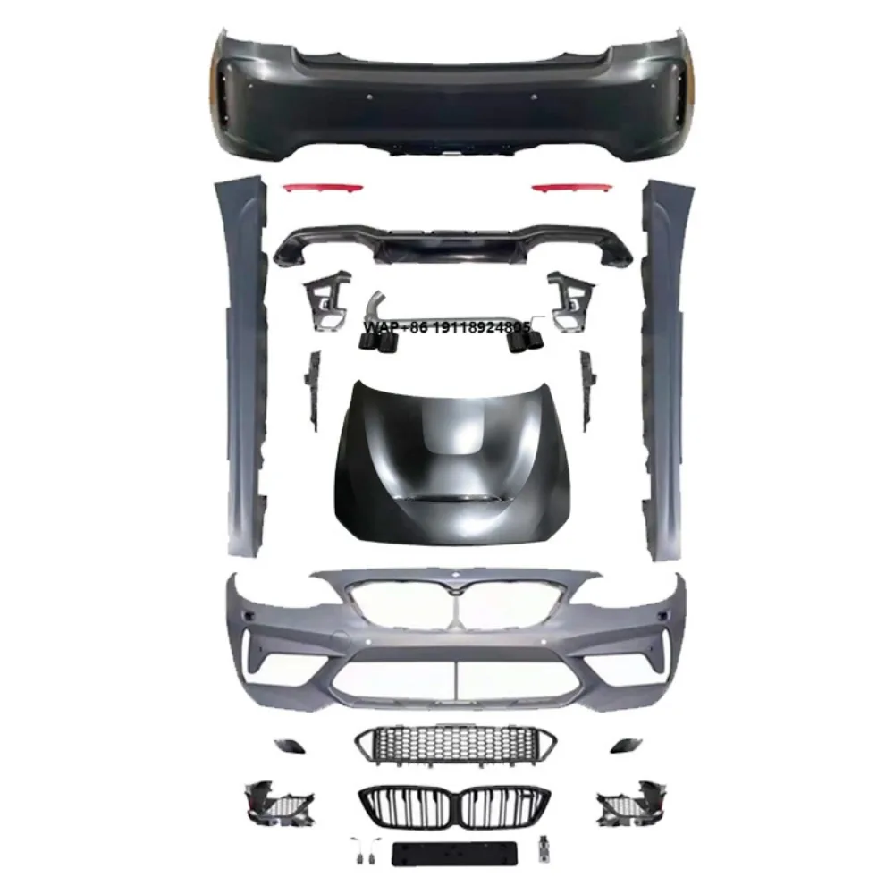 

Factory Sales F22 F23 Upgrade M2C GTS Style BodyKit Front Rear Bumper Side Skirts Hood Grill Body Kit for 2 Series 2014-2019