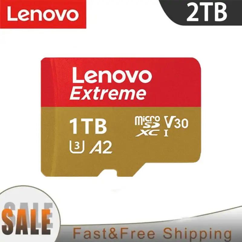 Lenovo-Carte Micro SD Mini SD, Carte Flash TF, Téléphone, Ordinateur, Appareil photo, 1 To, 256 Go, 512 Go, 128 Go, 64 Go, Original, Dropshipping