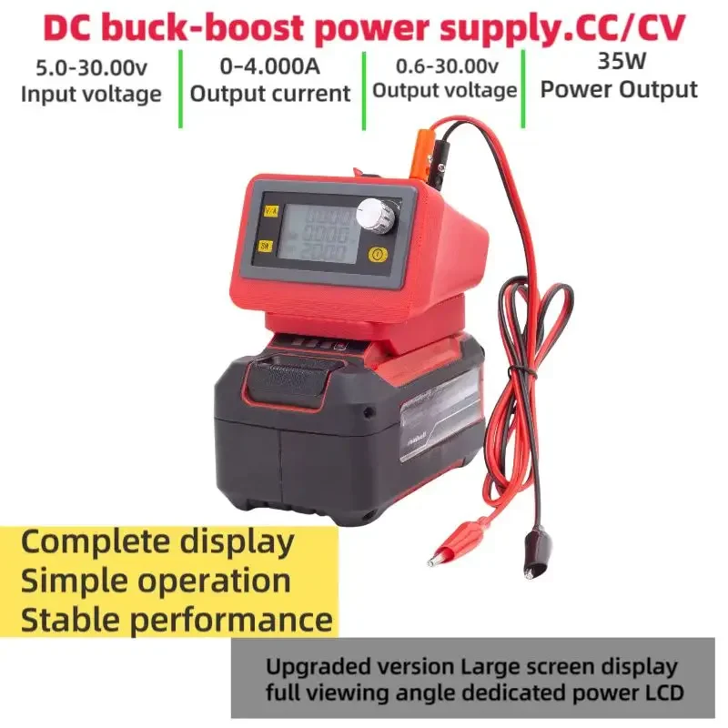 Fonte de alimentação 35W Regulador DC variável ajustável Conversor de fonte de alimentação variável PARA bateria de lítio OZITO Einhell 18V