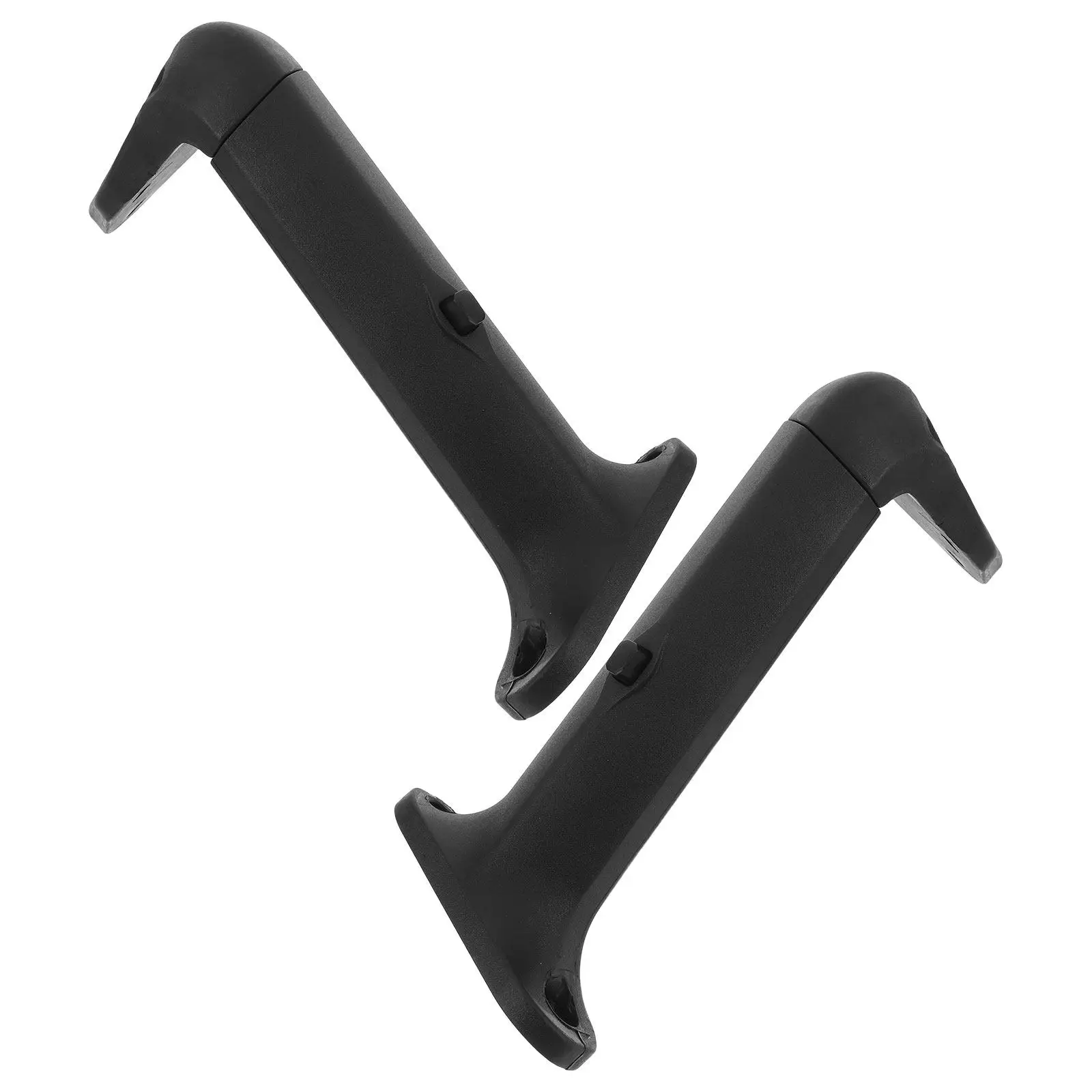 2 Peças Suporte Ergonômico Triangular de Plástico para Braço de Cadeira de Escritório, Estrutura de Reposição para Cadeira Giratória de Computador