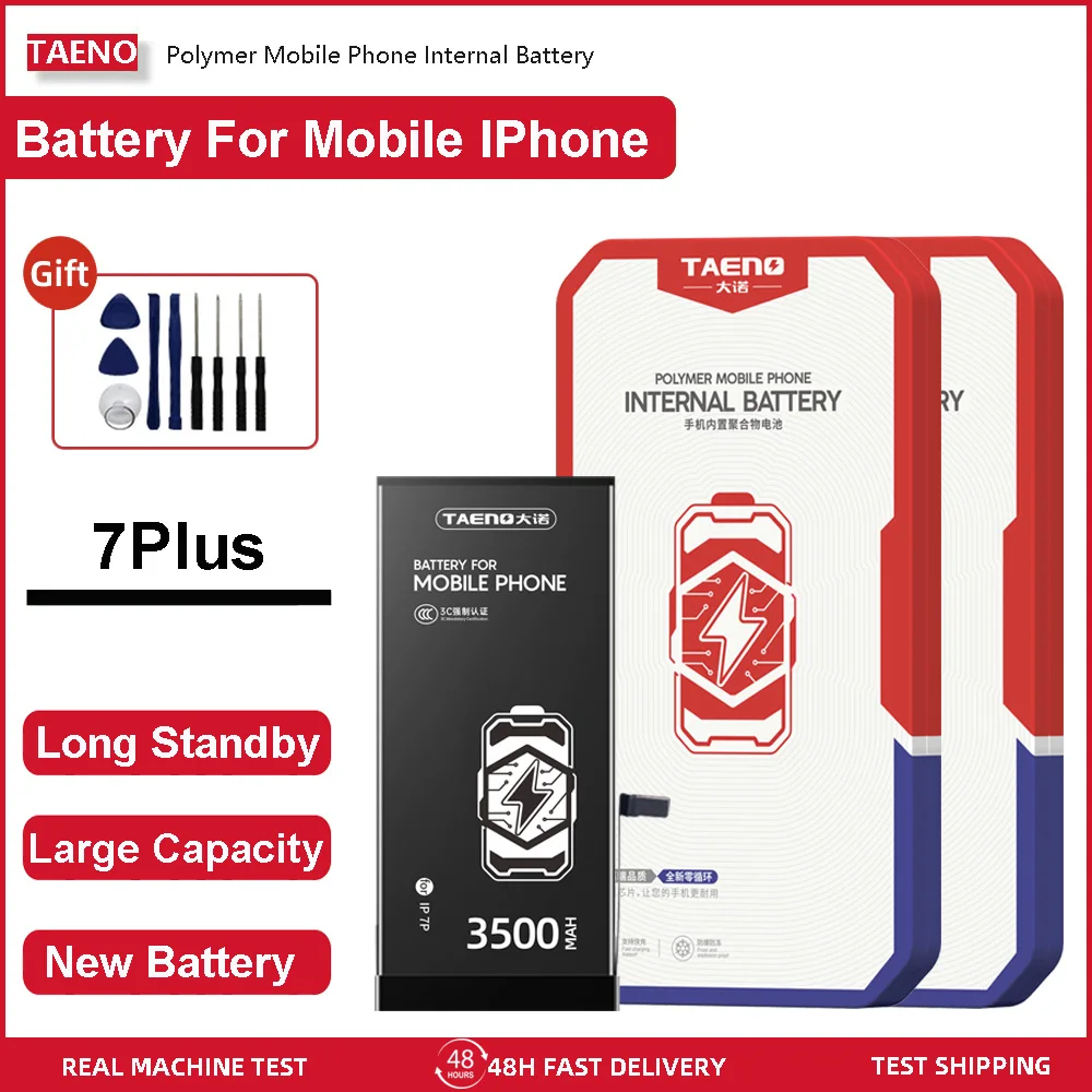 

TAENO Mobile Phone Battery for iPhone 7 Plus 3700mAh High-Capacity Replacement Lithium Polymer Batteries Bateria For iPhone7P