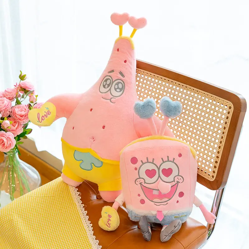 かわいいスポンジボブぬいぐるみ漫画子供用枕ソファ装飾子供の創造的な誕生日プレゼント