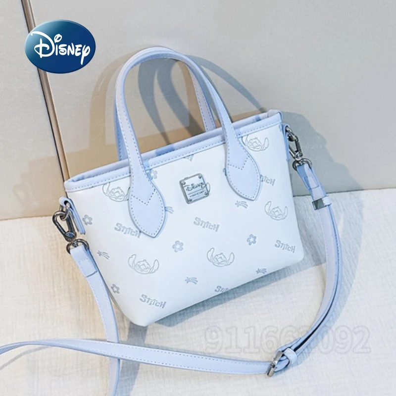 

Disney Stitch New Mini Handbag Luxury Brand Original Fashion Women's Shoulder Crossbody Bag Cartoon Cute Casual Mini Women's Bag