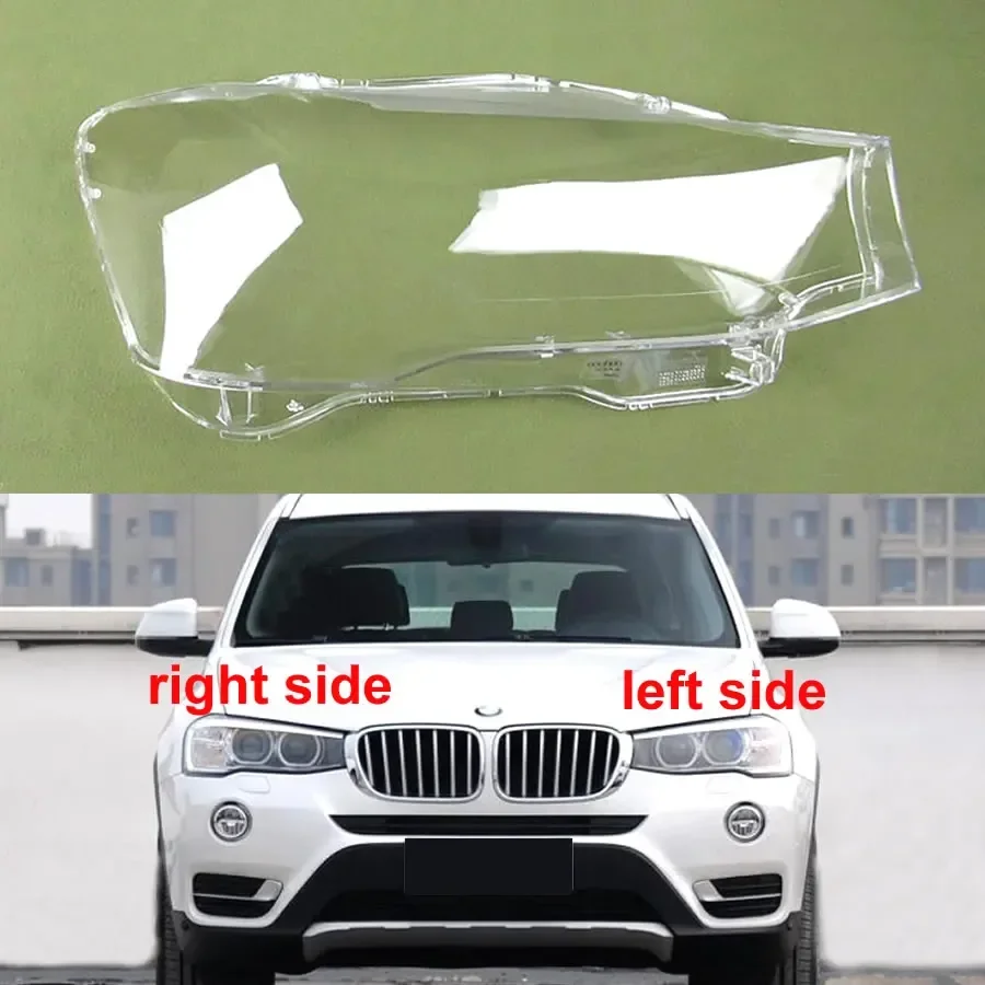 

For BMW X3 F25 X4 F26 2014 2015 2016 2017 Car Accessories Transparen Headlamp Cover Lampshade Headlight Shell Lens Plexiglass