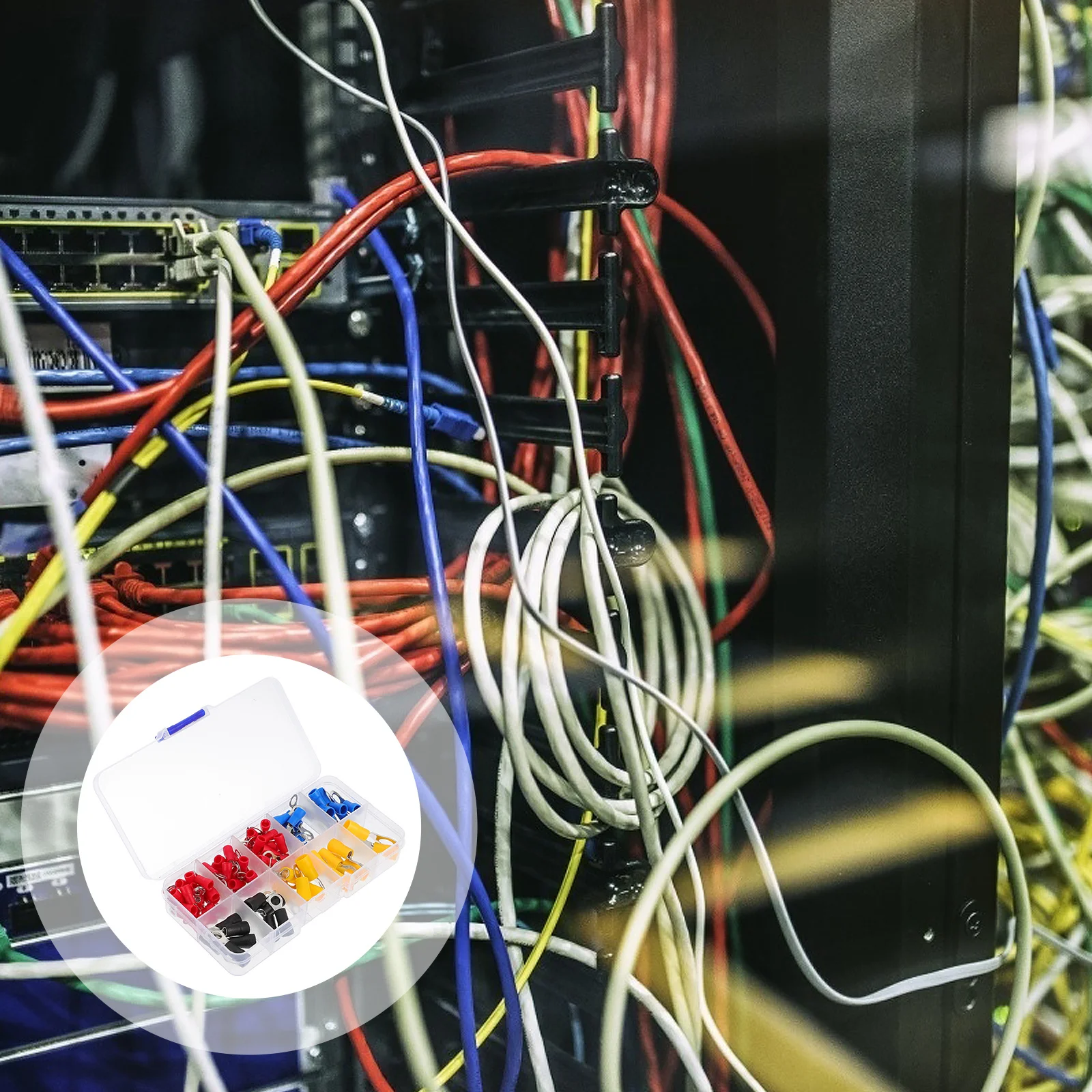 

102Pcs Insulated Wire Connector Kit Practical Terminal Electrical Crimp Connectors for Automotive Marine Projects